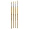 Escoda Clasico Chungking White Bristle Brushes - 8950 Assorted, Set of 4, Long Handle